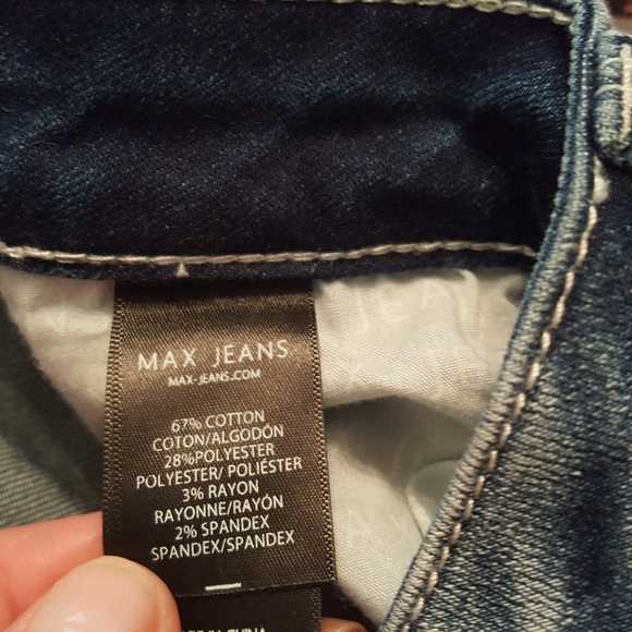 Skinny Max jeans w/ crystal and silver studs - Picture 3 of 6